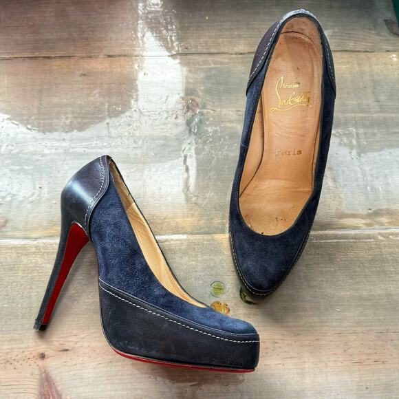 Christian Louboutin Black Defil Pump Décolleté Nappa Sz 38.5 - Picture 4 of 16